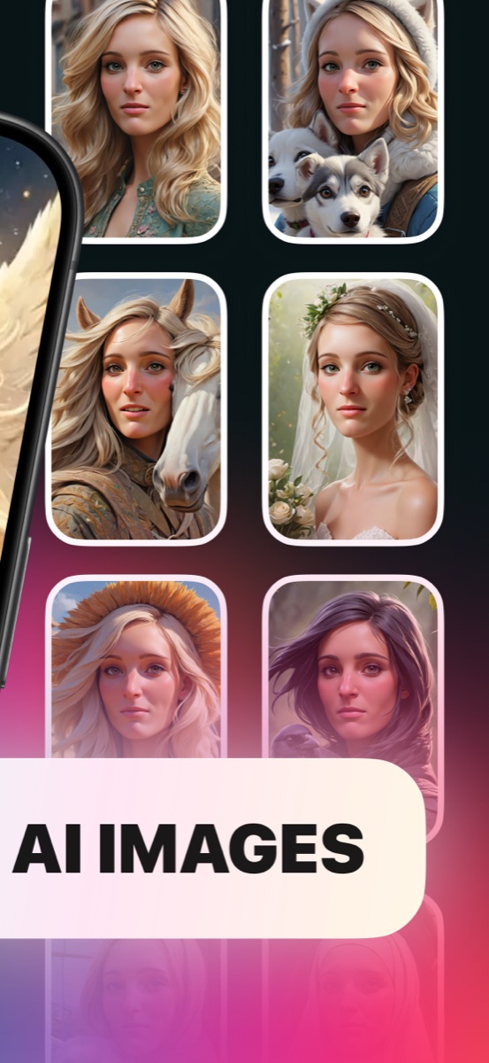 GlowUp - AI Photo Generator App Store screenshots by Designerants, screenshot 3