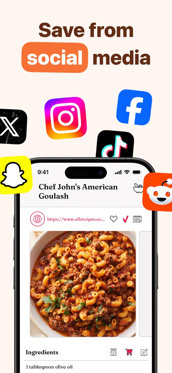 OrganizEat App Store screenshots, screenshot 3