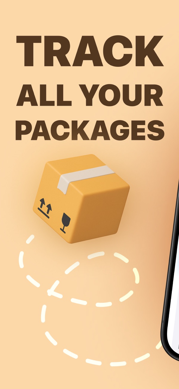 Package Tracker App Store screenshots, screenshot 1